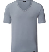 Natural Function V-Neck Tencel Fitted T-Shirt | Cliff Grey 73185-2680